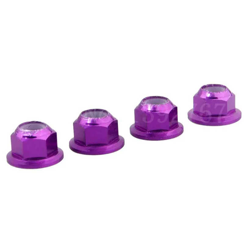 4Pcs/Pack 122049 102049 HSP 02190 Spare Parts 1/10 R/C Scale Model RC Car.Aluminum Alloy Nut M4