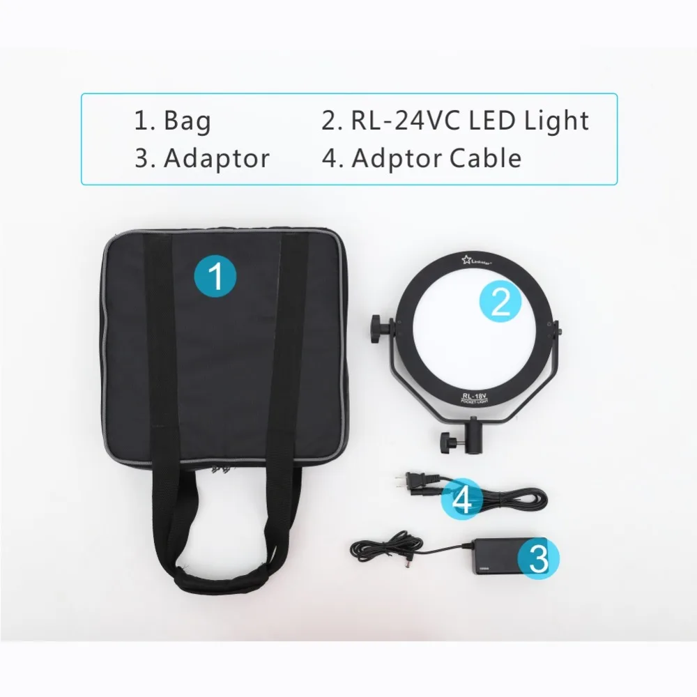 Ультратонкая кольцевая лампа дневного света, 24 Вт