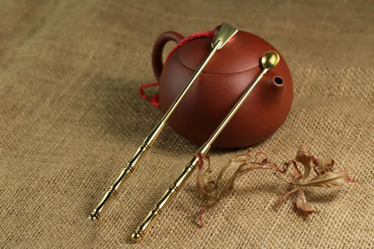 1 set Metal Copper Incense Shovel Spoon Fragrant Utensil Incense Supplies