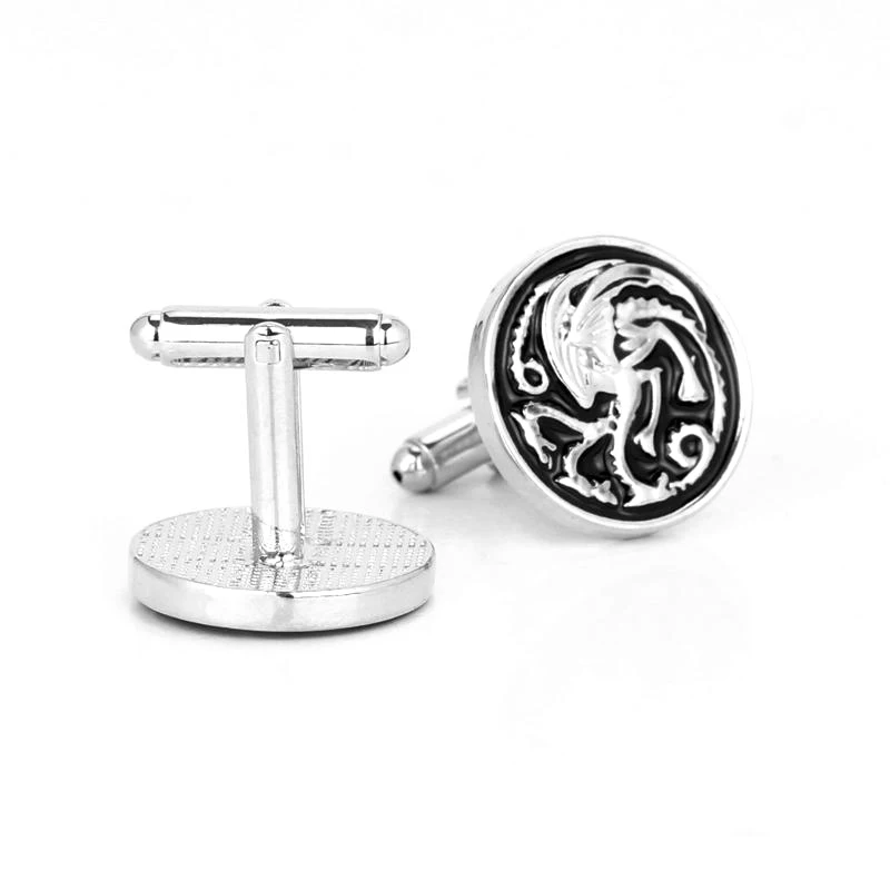 dongsheng Movie House Dragon Cufflinks For Mens Vintage Brand Cuff Buttons Gemelos Shirt Cufflinks-40