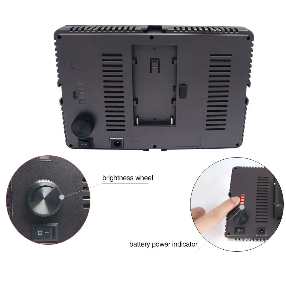 Mcoplus LED-410A Vídeo CONDUZIU a Iluminação para Canon Nikon Panasonic Pentax Sony Samsung Olympus DSLR Camera