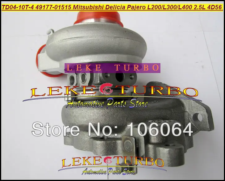 Free Ship Turbo TD04 49177-01515 49177-01503 Turbocharger For Mitsubishi L300 4WD Delicia Pajero Shogun L200 L400 2.5L D 4D56