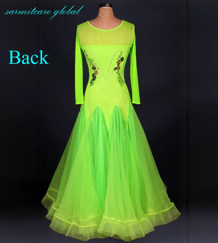 Ballroom Modern Dance Dress Aesthetic Clothes Waltz Stage Costume Competition Dresses Tango Flamenco Standard Customize