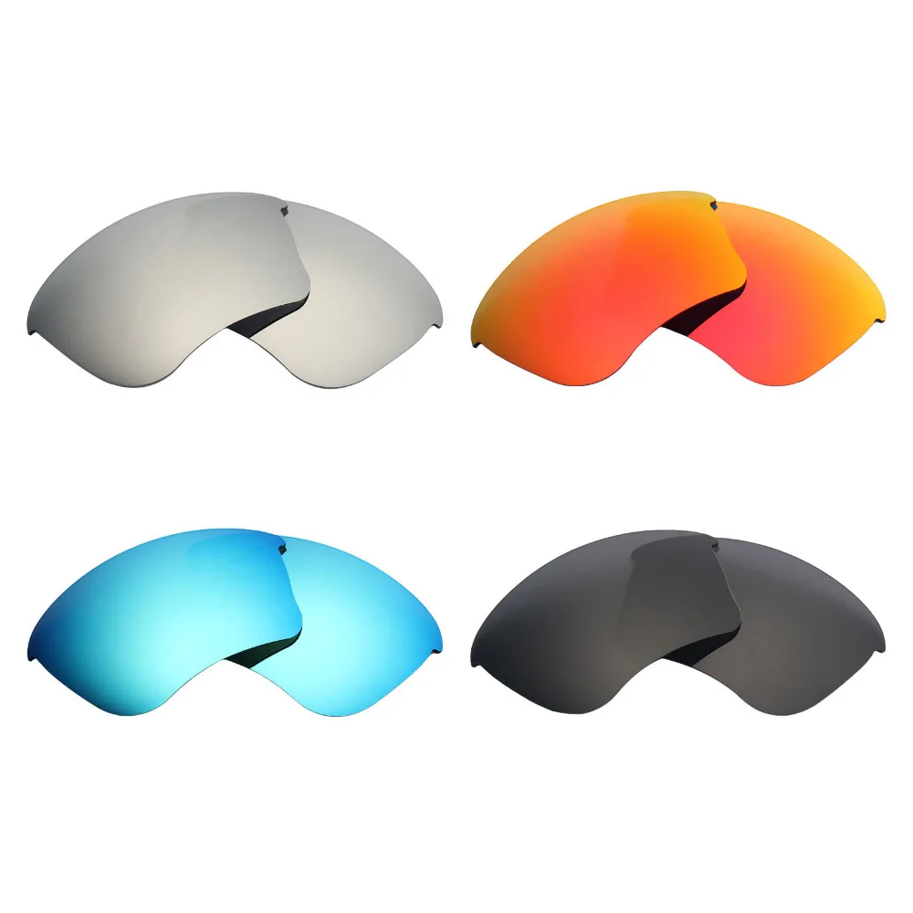 

4 Pairs SNARK POLARIZED Replacement Lenses for Oakley Half Jacket XLJ Sunglasses Stealth Black & Ice Blue & Fire Red & Silver