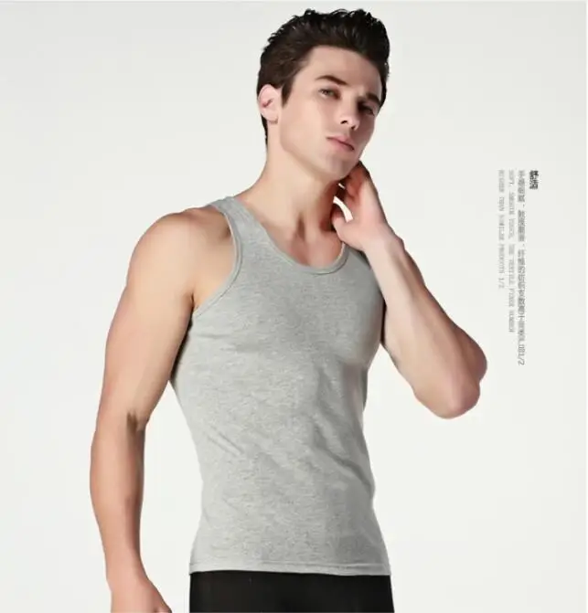 Gran oferta, 3 uds/100% algodón, camiseta sin mangas para hombre, chaleco muscular sólido, camisetas interiores con cuello redondo, ropa de gimnasia, camisetas Whorl