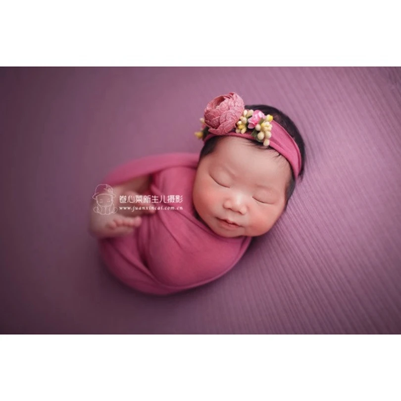 Newborn stretch knit wraps Baby swaddle blanket backdrop Newborn photography props Knit baby soft wraps props