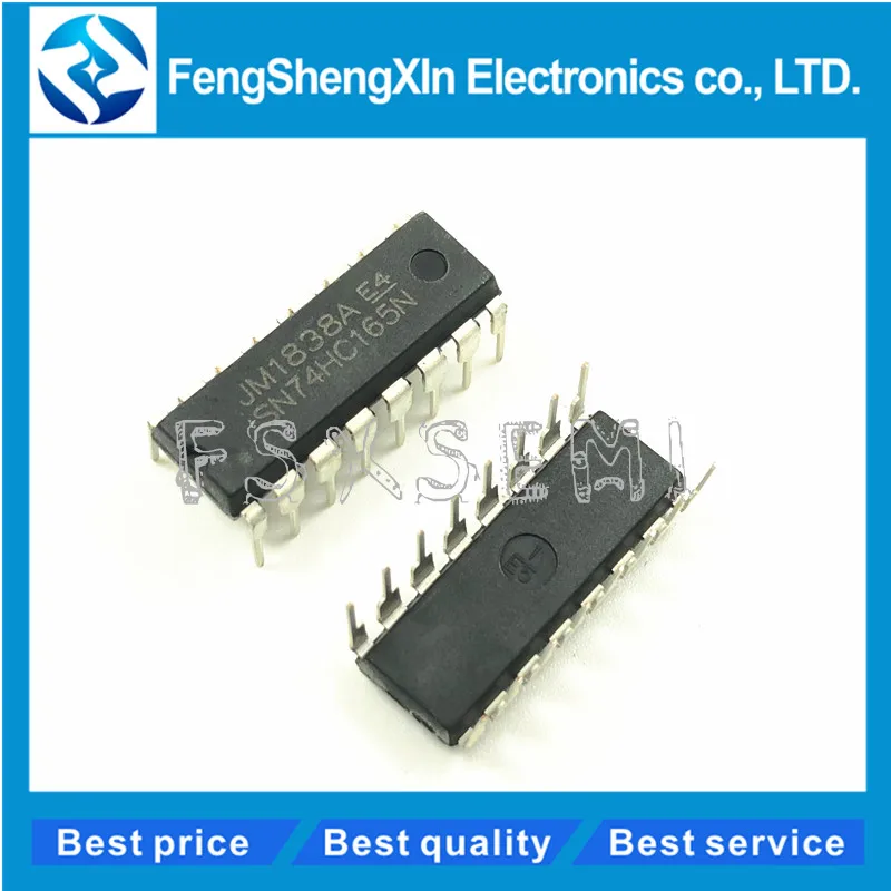 100pcs/lot New SN74HC165N DIP-16 74HC165 74HC165N 8-BIT PARALLEL-LOAD SHIFT REGISTERS IC