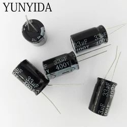 5PCS   400V   10UF  15UF 22UF 33UF  47UF 68UF  82UF 100UF 150UF    Aluminum Electrolytic Capacitor