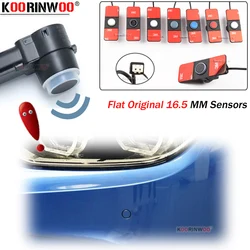 Koorinwoo Universal Original Flat Sensor 16.5mm Parking 4 Pcs/lot Black Gold White Grey Blue Red Silver Accossories system Radar