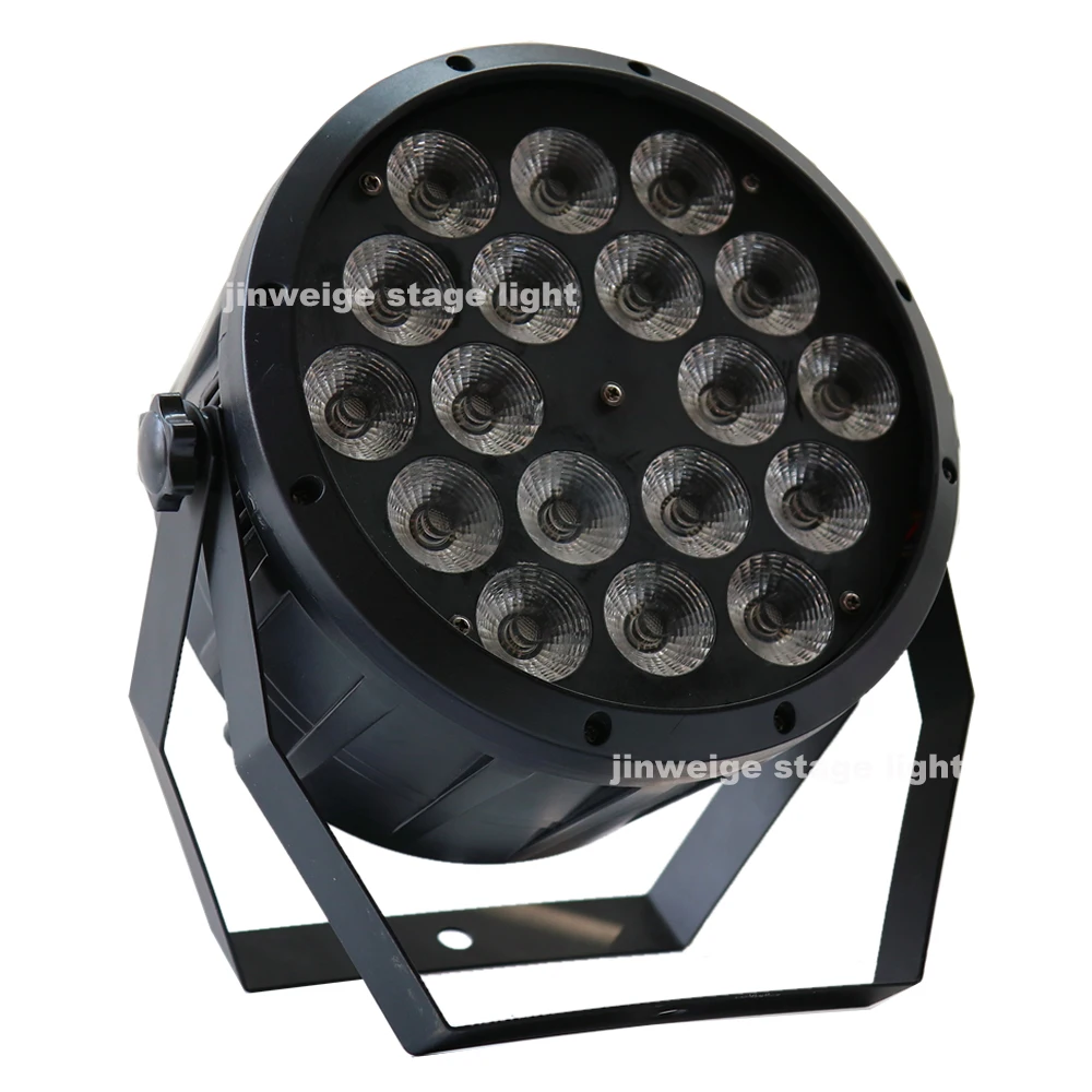 4pcs/lot 18x10w RGBW 4IN1 LED Par Light Indoor Led Par Cans for Disco DJ Bar Wedding Church Stage Lighting