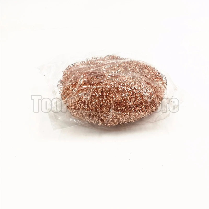 Fio de aço de limpeza esponja bolas de solda de solda de solda ponta de ferro mais limpo ferramenta de limpeza de ponta de fio de aço esponja