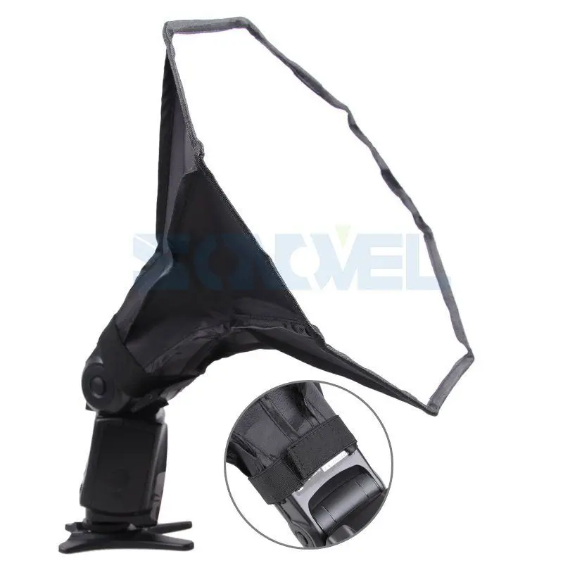 Mini Softbox Flash Diffuser 20cm Octagon Soft Box for Canon Nikon YongNuo Speedlite 430EX 580EX II 600EX SB910 SB900 SB800 SB700