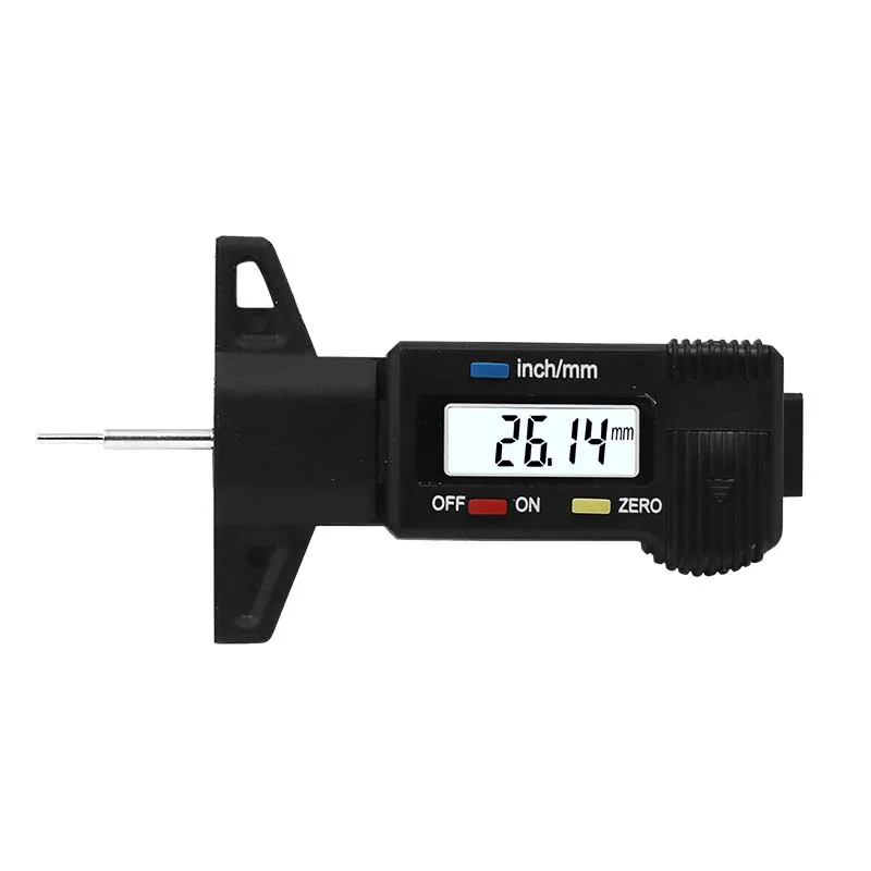 Digital Tread Brake Pad Shoe Car Tyre Gauge Depth Tester Precision Measuring Caliper Tool