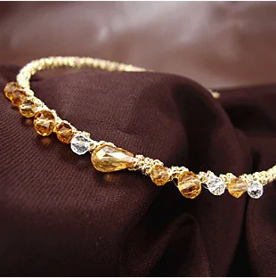 1 PC 2018 NEW Women Colorful super flash card irregular Crystal Metal Hairband Lady Girls Bling Headband Jewelry Hair Accessorie