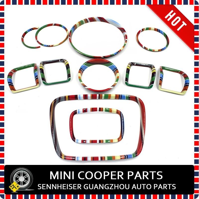 Brand New ABS Plastic UV Protected Interior Rings  For Mini Clubman F54 Only (11 Pcs/Set)