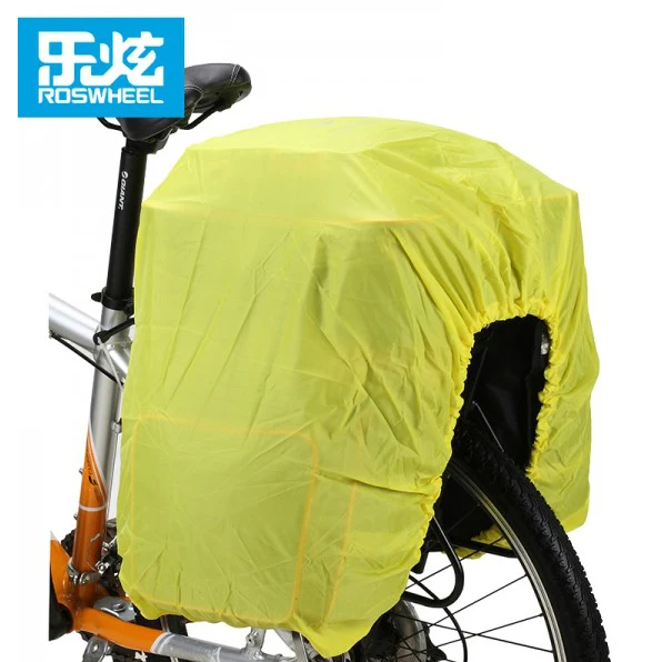 ROSWHEEL Cycling Bag Rain Cover for 14236/14024/14541 Bike Rear Tail Bag Rain Covers Waterproof  Plastic Rack Bicycle bags