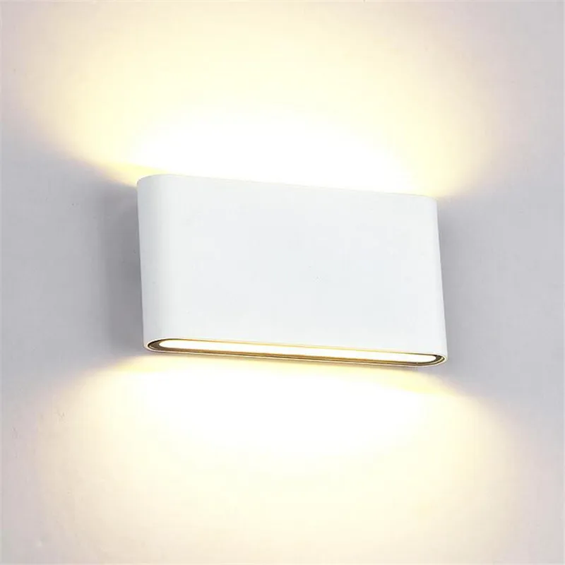 

IP65 8W 14W COB LED Wall Light UP Down Dimmable LED Wall Lamps Indoor Outdoor Lighting Yard Garden Corridor Room AC85-265V