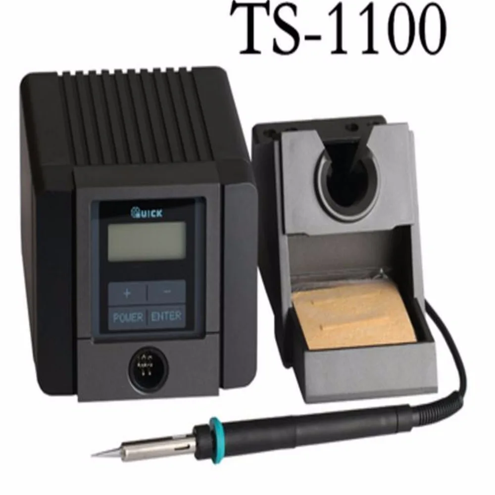 

QUICK TS1100,Anti-static Smart Lead-free Soldering Station,Constant Temperature Adjustable Welding Iron Table,LCD Screen 90W