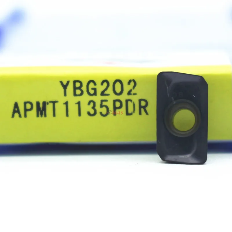Free Shipping 10PCS APMT1135PDR YBG202 Carbide Milling Insert Tool CNC Tool