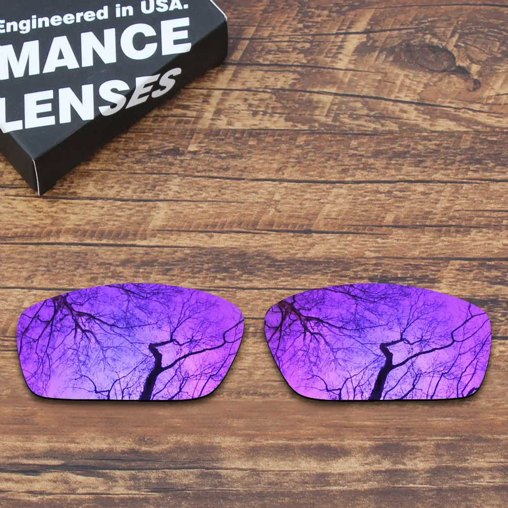 

Millerswap Polarized Replacement Lenses for Oakley Splinter Sunglasses Purple Mirrored Color (Lens Only)