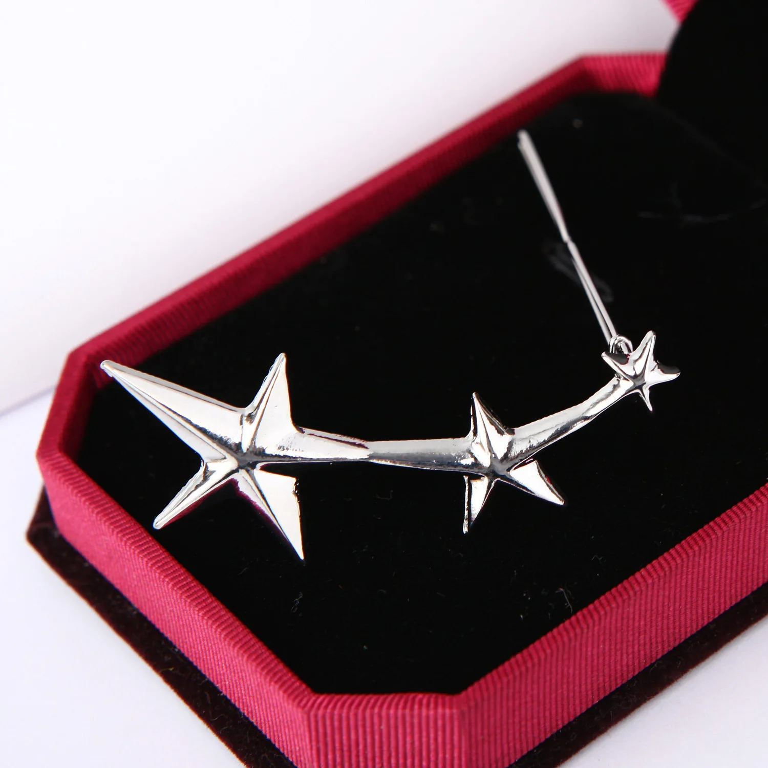 Special Foreign Trade Original Single Hair Accessories Sweet Gold Five-pointed Star Hairpin Word Clip Side Clip Chinese Hairpin