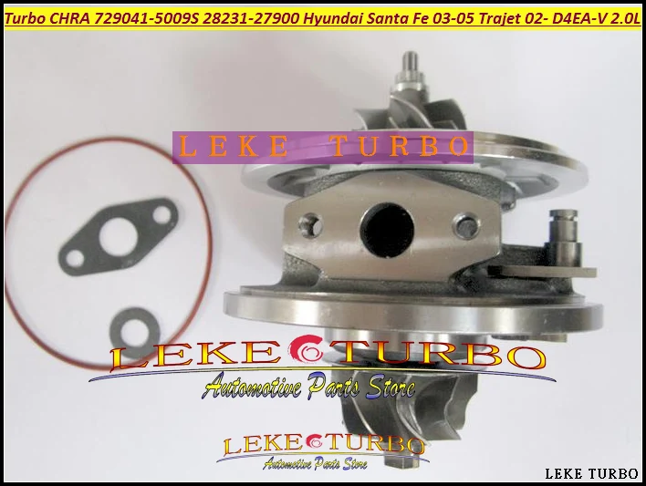 Turbo Cartridge CHRA GT1749V 729041-5009S 729041 28231-27900 Turbocharger For HYUNDAI Santa Fe 03-05 Trajet 02- D4EA-V 16v 2.0L