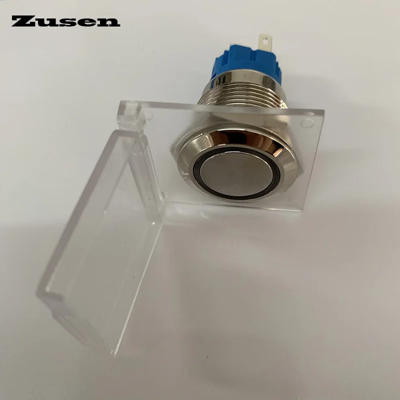 Zusen 16/19/22mm Push Button Switch Protective Covering Transparent Dustproof and Waterproof Protection Device