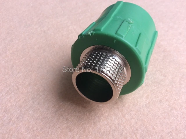 Conector macho DN32X3/4 "para tubería de agua, Color blanco, respetuoso con el medio ambiente, PPR, envío gratis