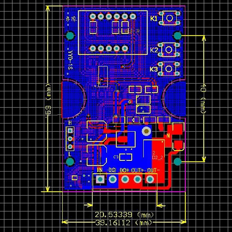 Módulo Mos/ FET de retardo/temporización/ciclo/tiempo/gatillo/interruptor, carcasa de carril PLC