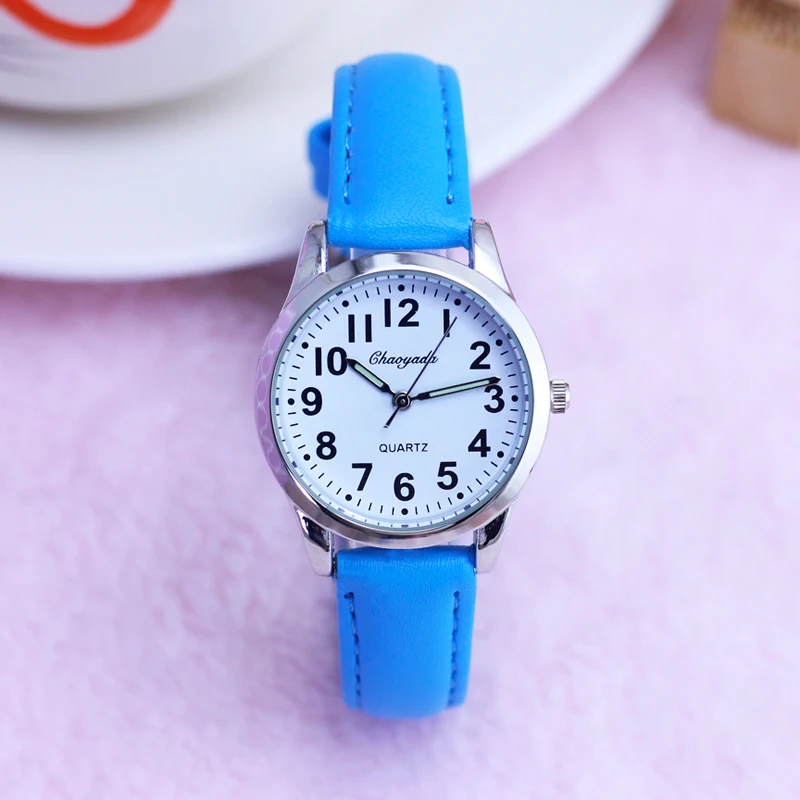 2024 CYD hot seller children boys girls quarzt wristwatches students small learning time electronic watches kids sports clock