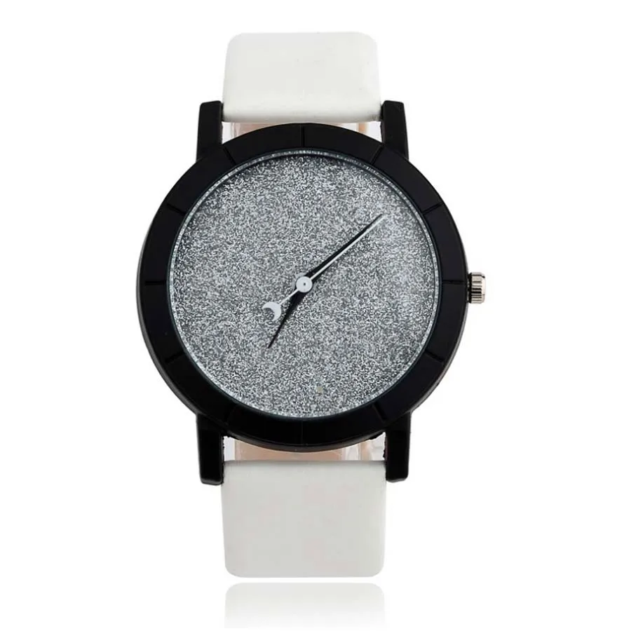 Shsby-reloj con correa de cuero babysbreath para mujer, cronógrafo informal de cuarzo con diamantes de imitación, relojes de vestir coloridos para