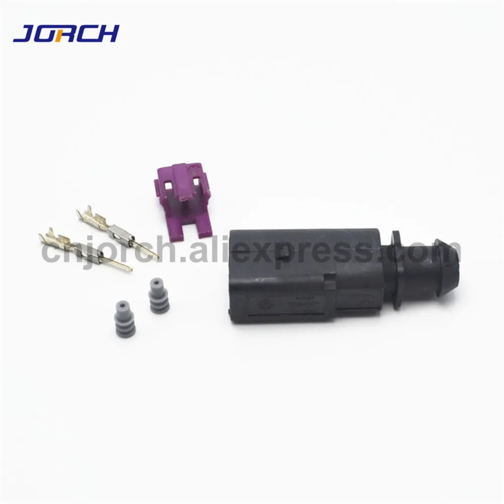 5sets 2 Pin Auto electrical plug connector 1J0973802 for VW Audi ignition coil 1J0 973 802