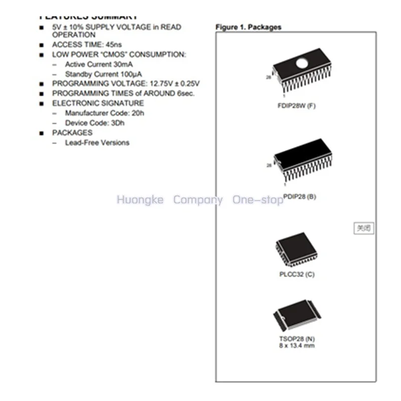 1pcs M27C512 m27c512-10f1 m27c512-12f1 m27c512-15f1 CDIP-28  W27C512-45 W27C512-45Z 27C512 DIP-28 M27C512-90B1 EPROM IC