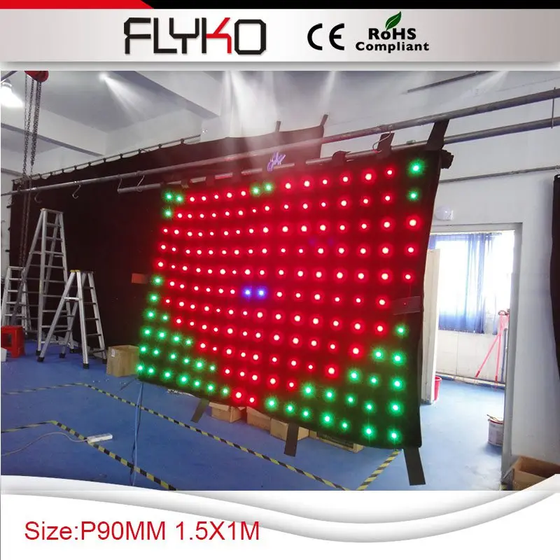 china suppliers P90MM LED fabric curtain led drawing board