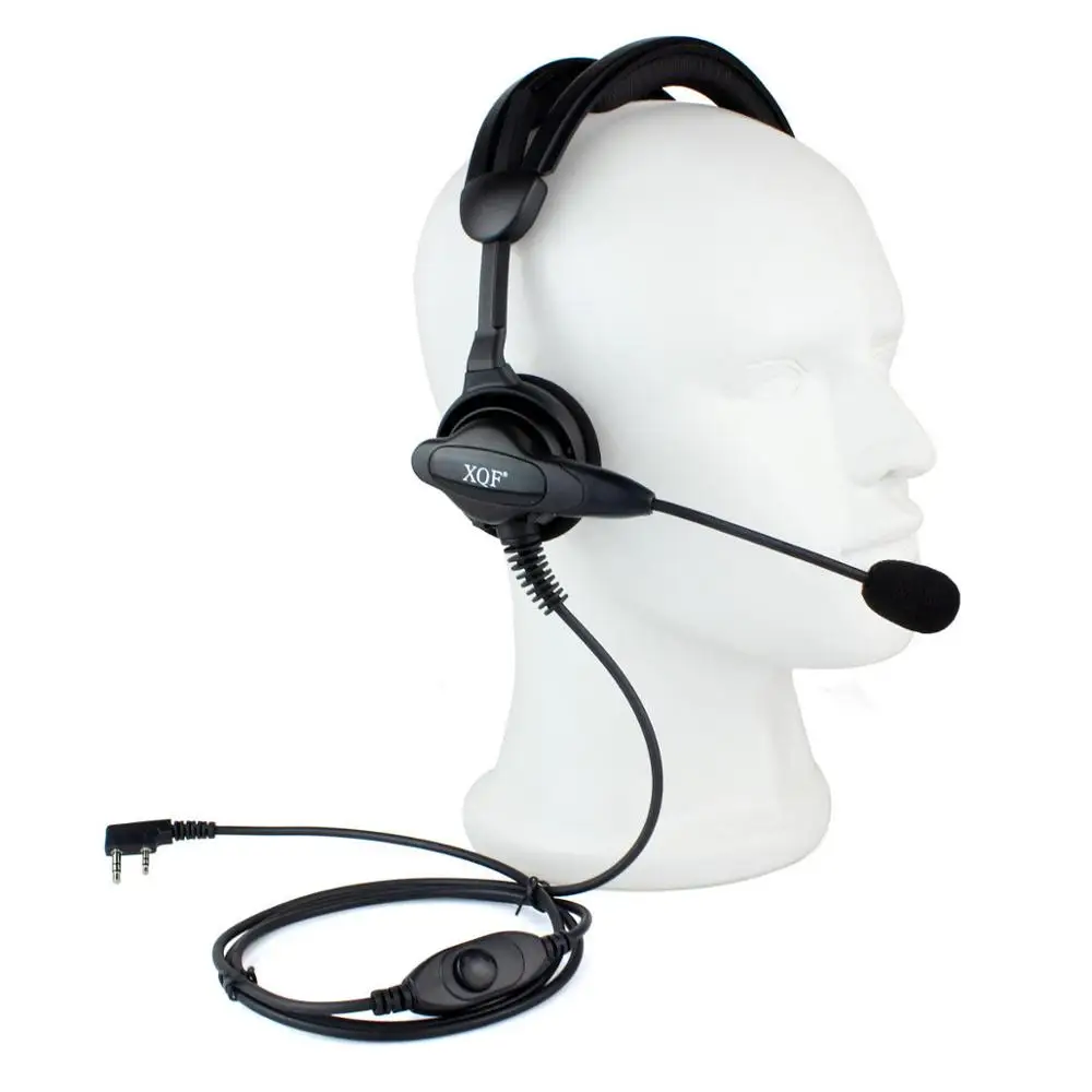 

BRAND NEW XQF PTT MIC High-power speaker anti-noise Headset for KENWOOD Radio