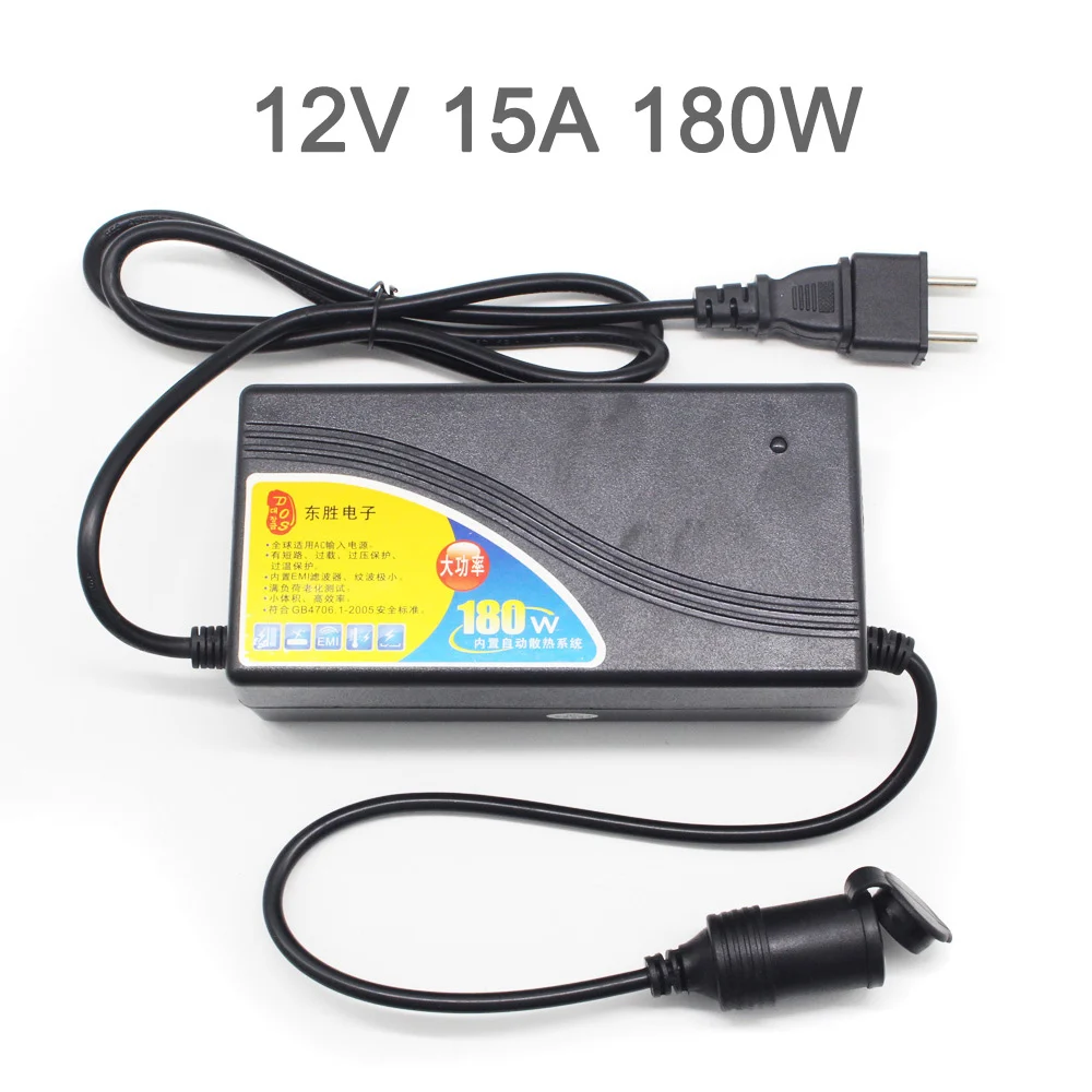 220V to 12V Car Cigarette Lighter AC DC 12V 150W 180W 250W LED Driver 12 Volt 110V Converter Power Supply Lighting Transformer