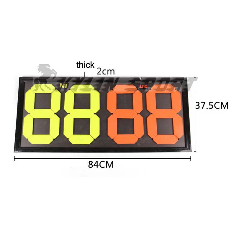 Gojoy Soccer substitute board 2 sides Football Substitution players plate Sports coaching Wholesale