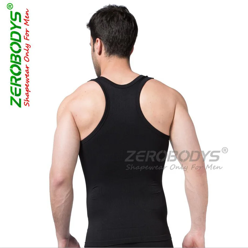 2023 Men Slimming Vest Lift Body Shaper Belt Underwear Stretchy Shapewear Tops Vests Hot sale