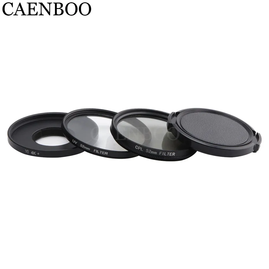 CAENBOO عدسة مرشحات ل XiaoMi يي 4K + زائد التعميم CPL UV C-PL الرياضة عمل كاميرا حامي ل Xiaomi يي 4K لايت اكسسوارات