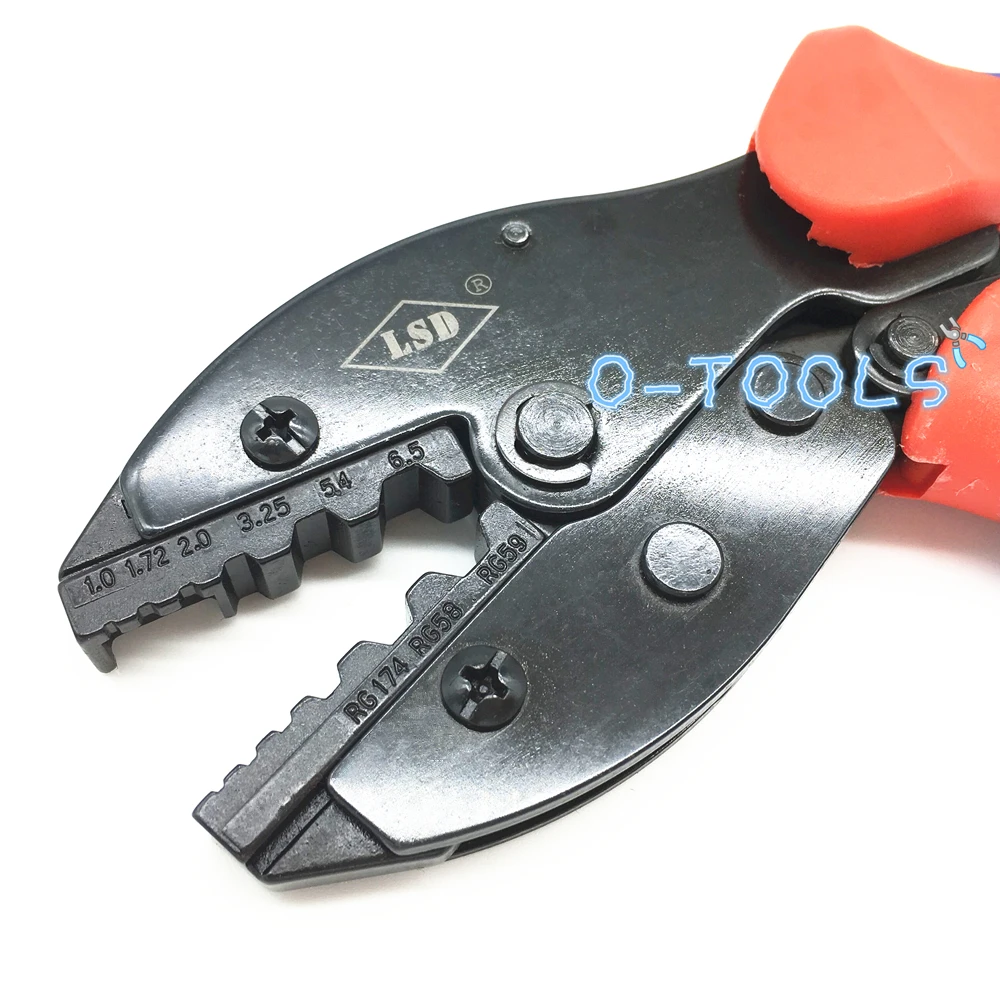 RG58 RG62 RG59 crimping pliers BNC connector crimping Tool for press coaxial cable connector LY-02H1 hand crimper tool