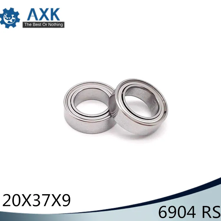 6904-2RS Bearing ABEC-1 (10PCS) 20x37x9 mm Thin Section 6904 2RS Ball Bearings 6904RS 61904 RS