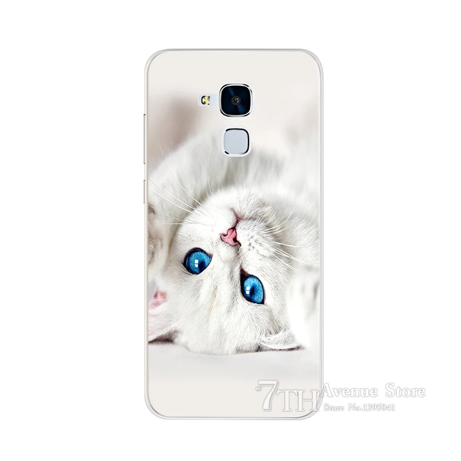 Silikonowe etui na Huawei Honor 5C Honor 7 Lite etui na miękkie etui z TPU na telefon dla Huawei GT3/GR5 Mini NMO-L31 tylna pokrywa Coque — zdjęcie 3