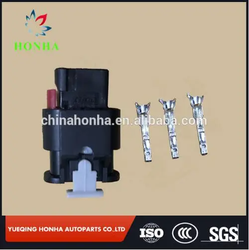 3 Way Female Connector 1.2 mm with CPA, Cod. B, Variant I 4F0 973 703 1-1718644-1 4F0973703 1-1703494-1