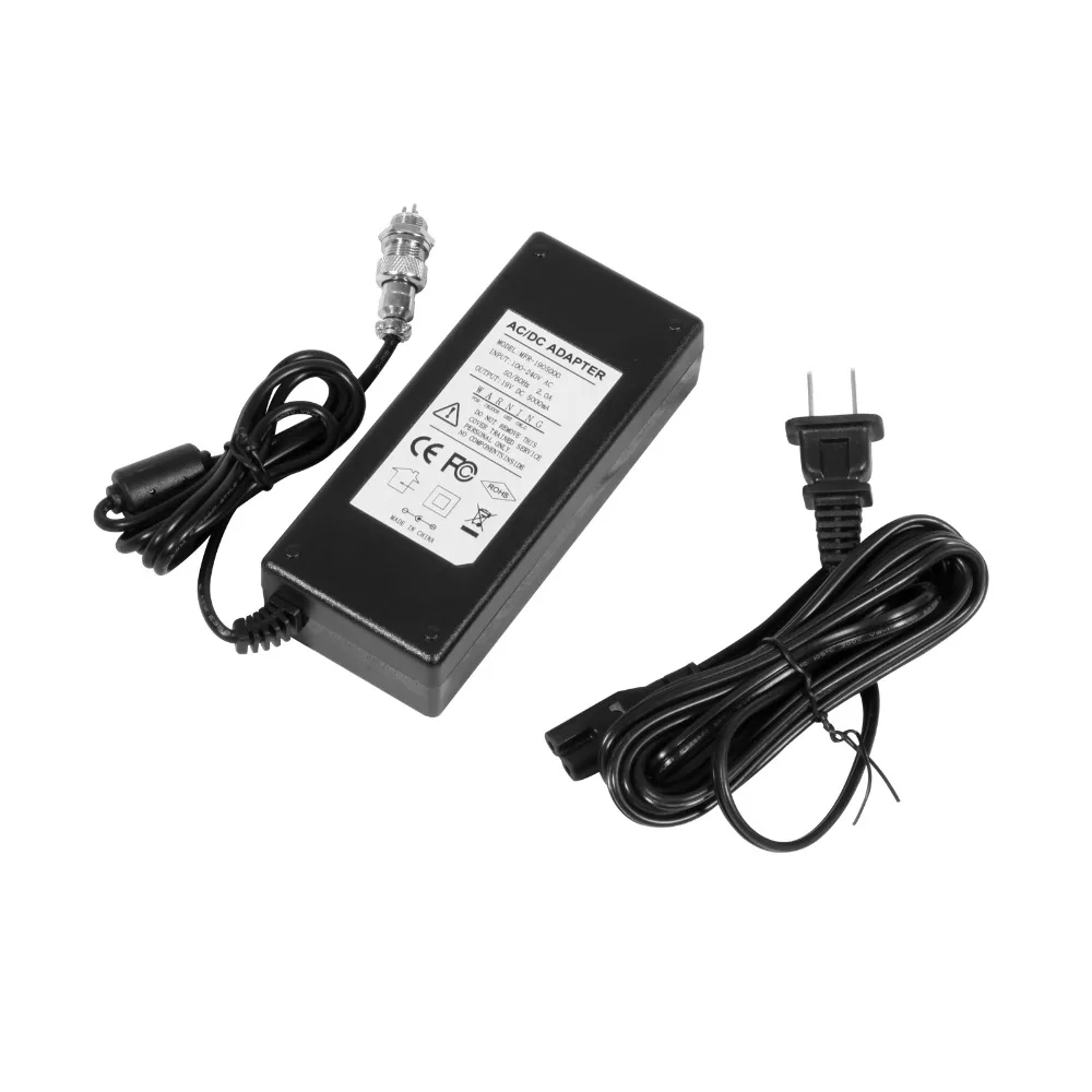 AC DC 19V 9V 5A Power Supply Switching Adapter for Yongnuo Video LED Light YN600II YN300 Air YN760 YN1200 with AC Cable