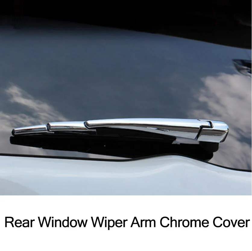 4pcs Rear Window Wiper Arm Blade Chrome Cover Trim Garnish Molding Fit For Mitsubishi Outlander Pajero Sport 2013-2019