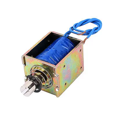 

DC24V/DC12V 2A 10mm 60N Spring Load Push Pull Actuator Electromagnet Solenoid JF-1250B