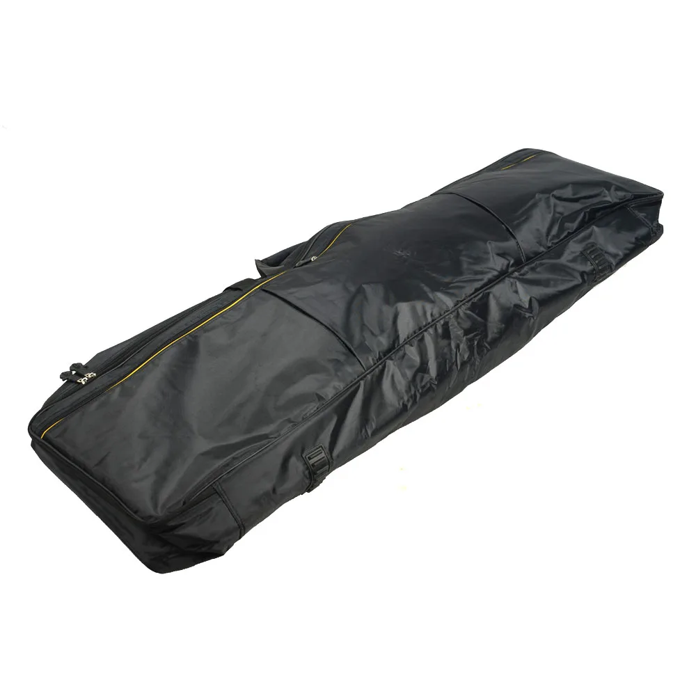 Moderna bolsa para teclado eletrônico preta com 88 teclas