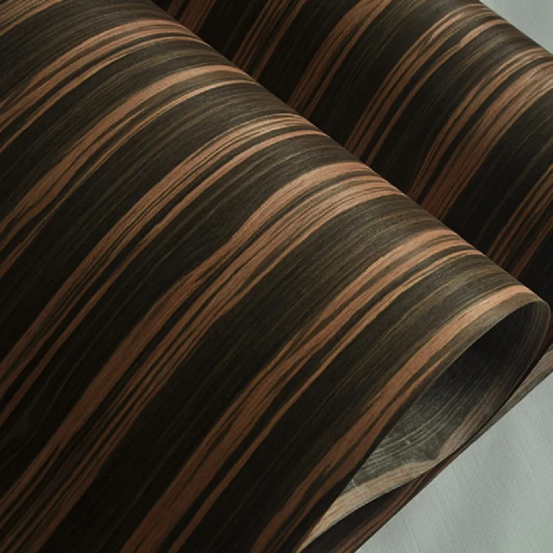 

Ebony Engineered Veneer with Fleece Backer