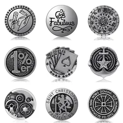 New Beauty Trendy fabulous star cross mechanical 18mm snap buttons fit 18mm snap necklace jewelry wholesale Gift