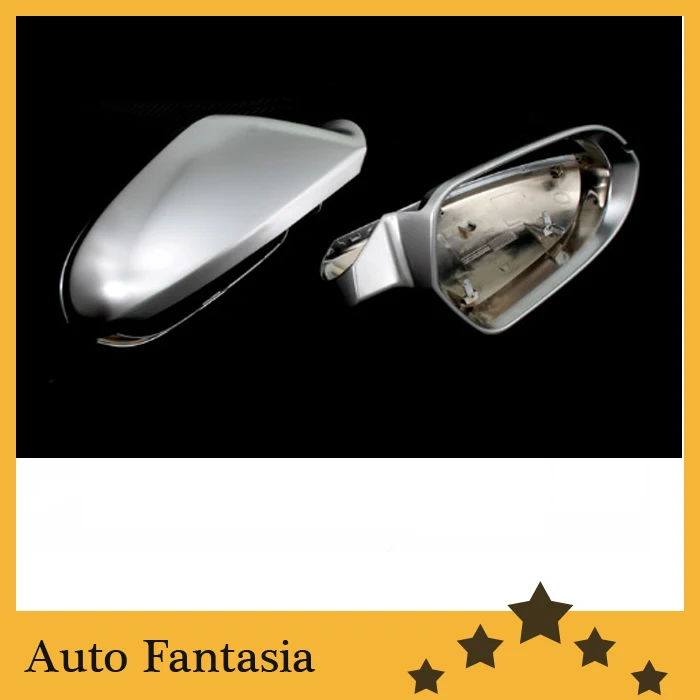 

S line style silver matt chrome side mirror cap replacement for Audi a6 c7 -Free Shipping